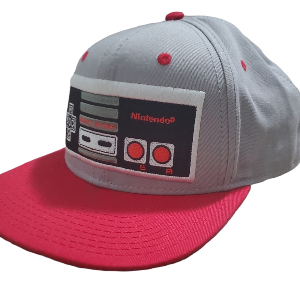 Nintendo Classic snapback Hat 2014 blk/red One size adjustable